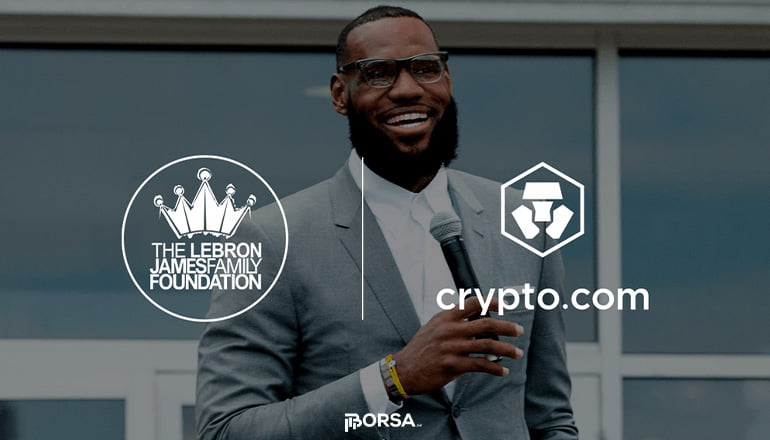 Crypto.com, NBA Yıldızı LeBron ile iş Birliği Yaptı!