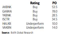 bank of america banka hisseleri